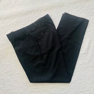 Men’s Lauren Ralph Lauren Classic Black Dress Pants Flat Front 36X32 Preppy VTG